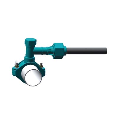 Juntamas Toma de Agua Polipropileno para PVC Autoperforante - Salida Espiga