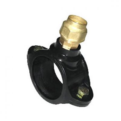 Abrazaderas de PVC con Racord Bronce Incorporado